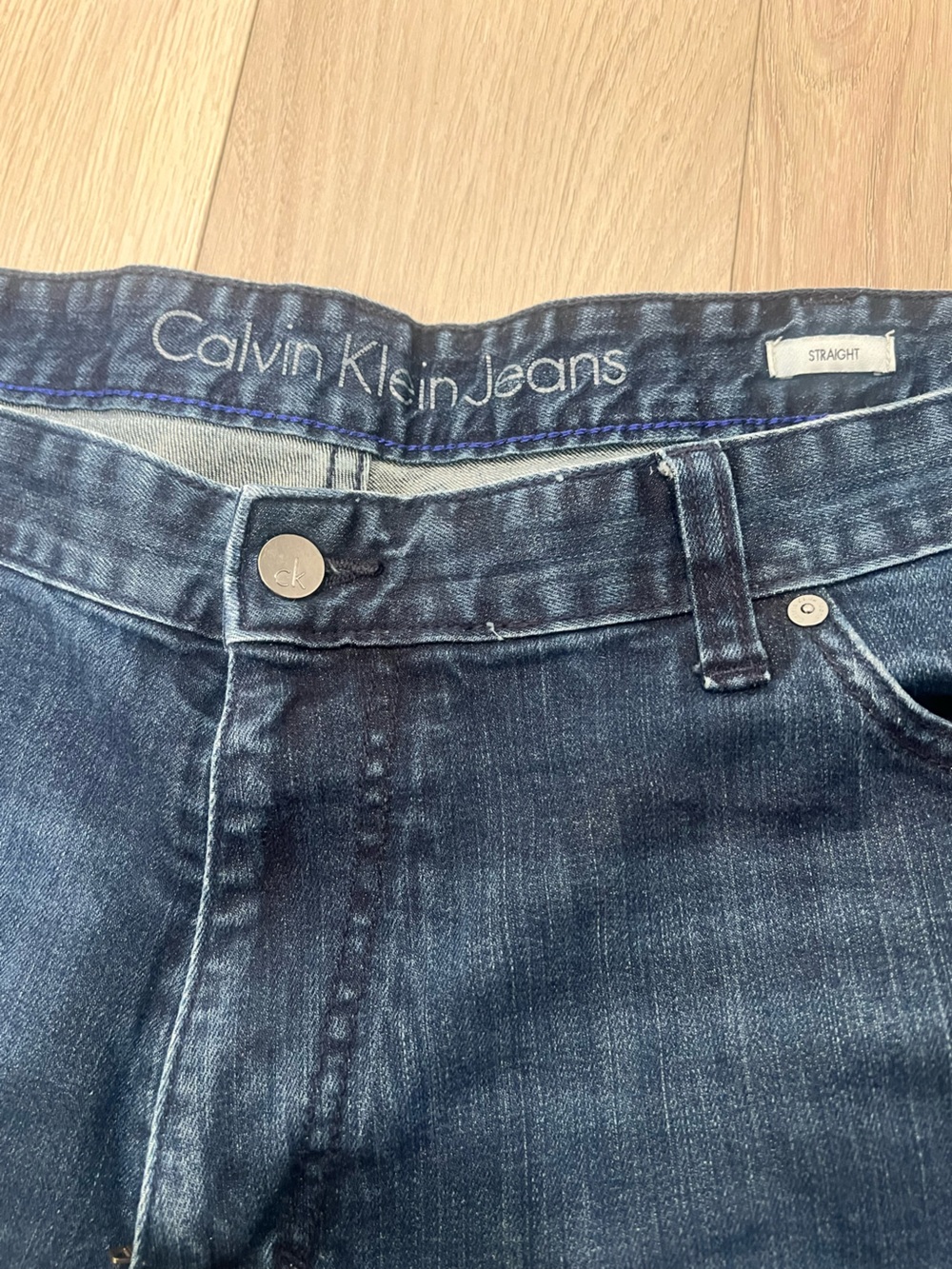 Calvin Klein Jeans Straight Dark Wash Denim